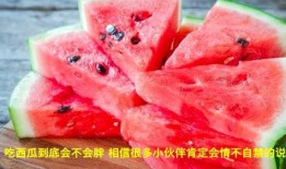 吃瓜会变胖吗,吃瓜真的会导致体重增加？揭秘瓜果热量与体重关系